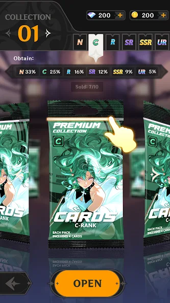 Anime TCG Merge Battle screenshot