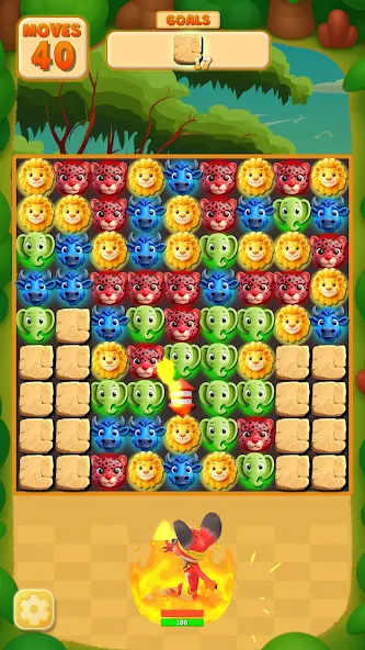 Safari Blast: A Wild Puzzle Adventure Awaits screenshot